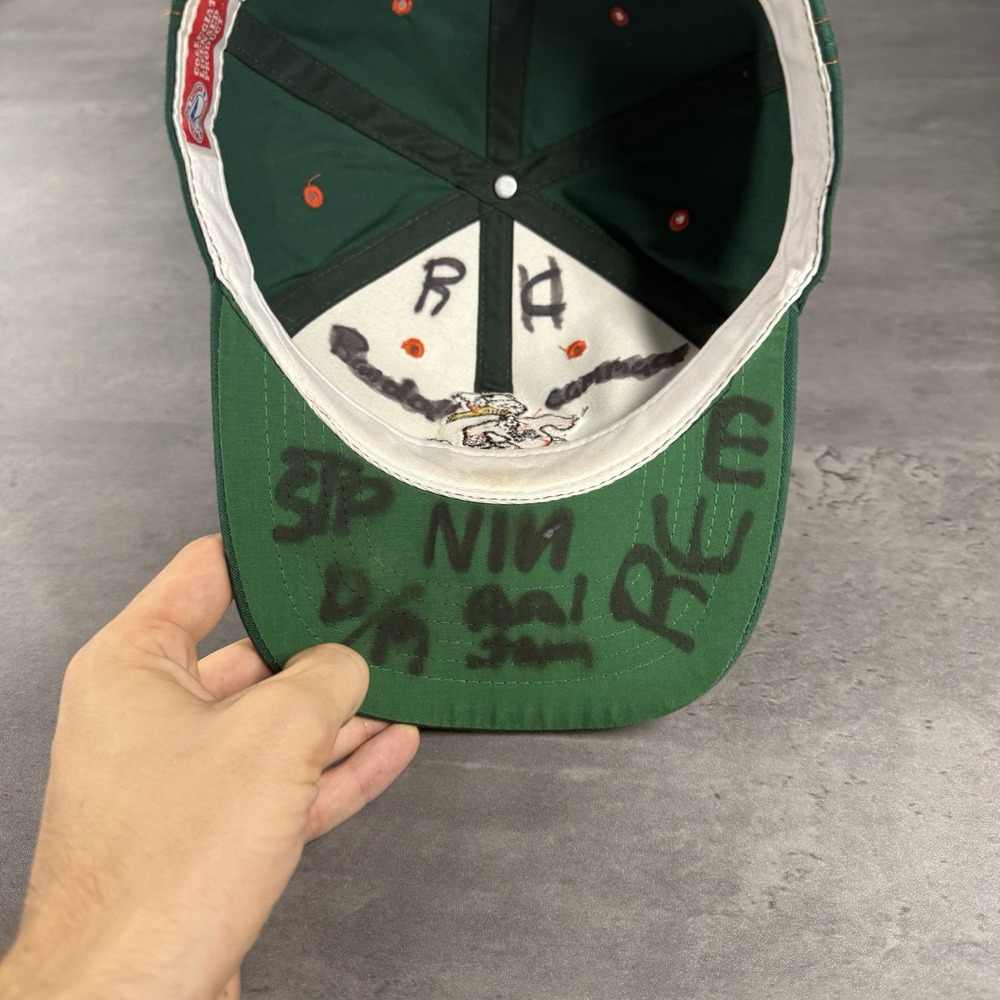 Vintage Miami Hurricanes Snapback Hat Ibis‎ Sebastian Green Orange Annco Trucker - Picture 6 of 7